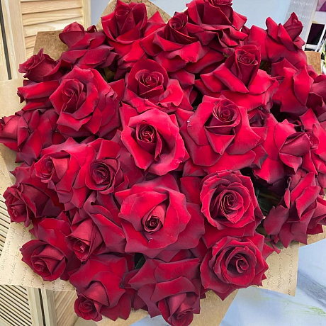 Букет цветов Шикарная Red Naomi - Фото 2