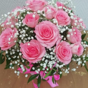 Цветы в коробке №418