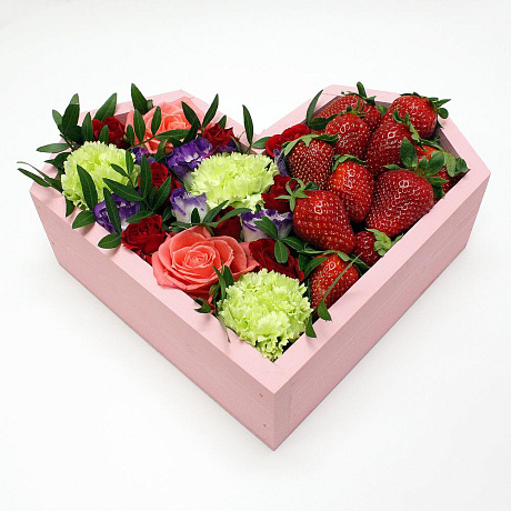 Сердце из цветов Душистая весна - Фото 3