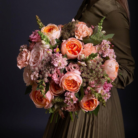 Букет Персиковое облако - Фото 3