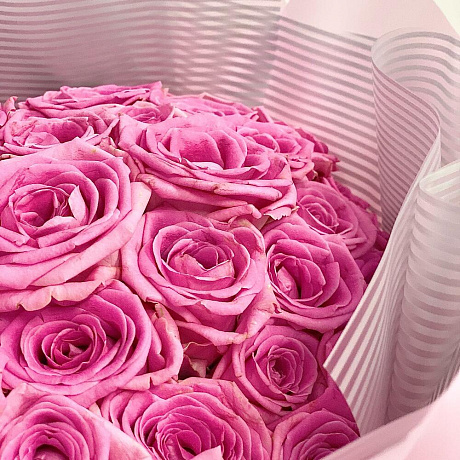 39 нежнейших розовых роз - Фото 6