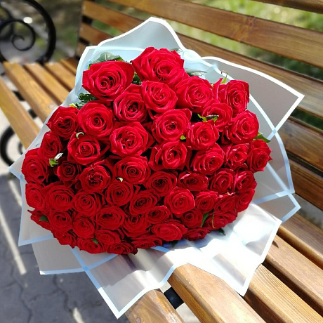 Красная роза №162 - Фото 4