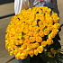 Розы. Букет из 101 желтой розы (50 см). N407 - Фото 1