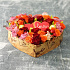 Сладкое сердце из роз и лизиантуса Люблю - Фото 6