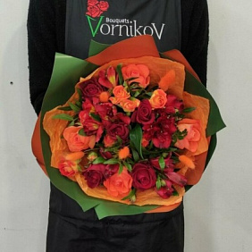 Букет цветов "Добрая душа" №161