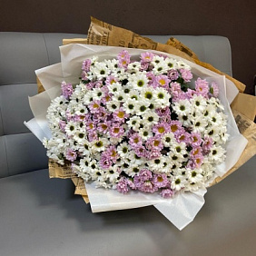 Букет цветов "Прекрасные сантини"