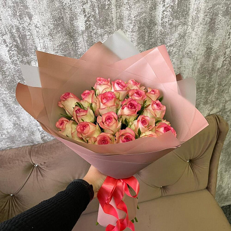 Букет из 19 роз Джумилия (50 см ) - Фото 4