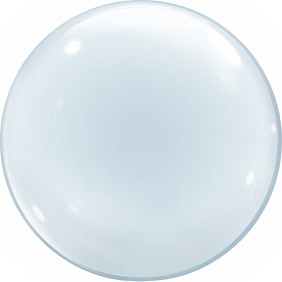 Шар "Сфера 3D Deco Bubble" (Прозрачный 46 см.)