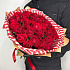 25 красных роз в стильной упаковке - Фото 5