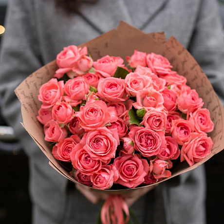 Букет из кустовых роз Барбадос - Фото 5