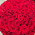 101 красных роз в шляпной коробке - Фото 3