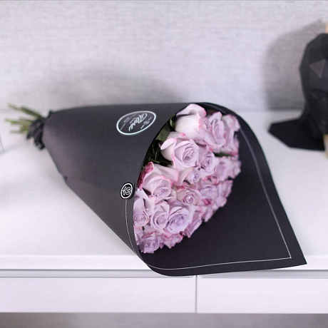 Букет из 25 роз Purple - Фото 3