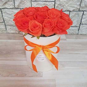 Букет цветов "Сочный апельсин" №2