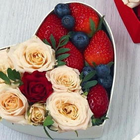 Цветы в коробочке №161