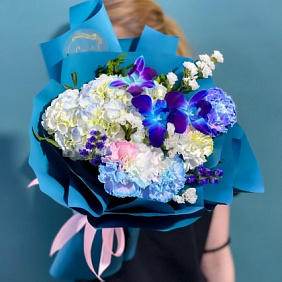 Букет цветов "Узор волны" №161