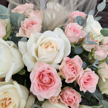 Букет цветов White O hara №160 - Фото 4