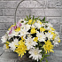 Букет цветов Ромашковое лукошко №160 - Фото 1