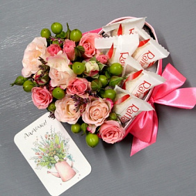 Букет цветов "Для любимой" №196