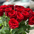 Моно букет из красных роз  - Фото 4