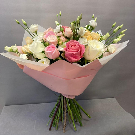 Букет из роз нежный - Фото 2