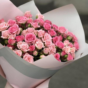 Букет кустовых роз №165