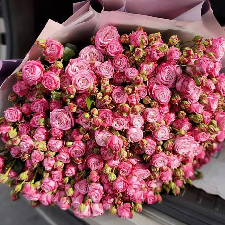 Букет кустовых роз Леди Бомбастик - Фото 3