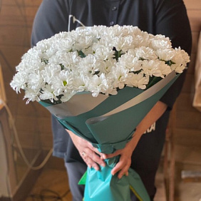 Букет цветов "Белый лебедь" №160