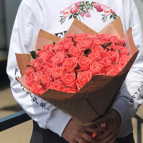 Букет из 51 розы №161 - Фото 4