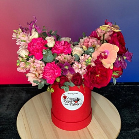 Цветы в коробке №230