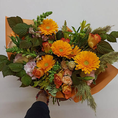 Букет цветов Осенняя симфония - Фото 2