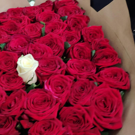Букет из 51 розы №209 - Фото 5
