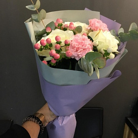 Букет цветов "Розовая мечта" №163