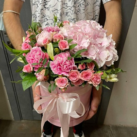 Цветы в коробке №804