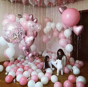 Композиция из шаров "Красочное ассорти" №3