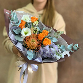 Букет цветов "Дыхание осени" №161