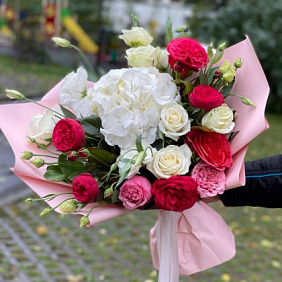 Букет «Малиновый пломбир»