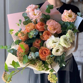 Красивый букет на выписку