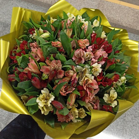 Букет из Альстрамерии микс №2