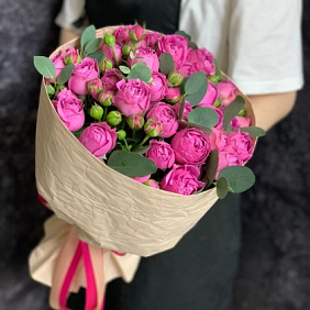 Букет цветов "Misty Bubbles" №165