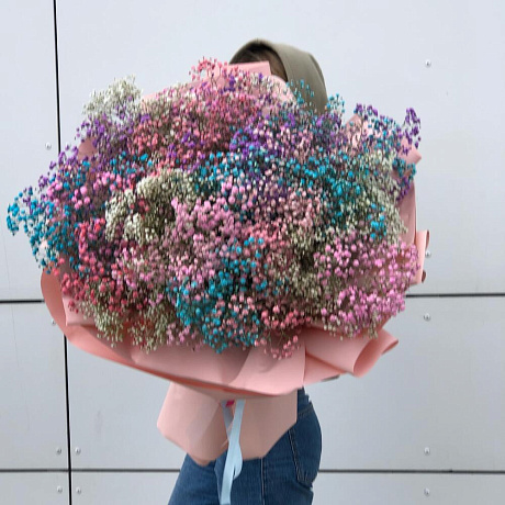 Букет цветов Сладкая вата №166 - Фото 3