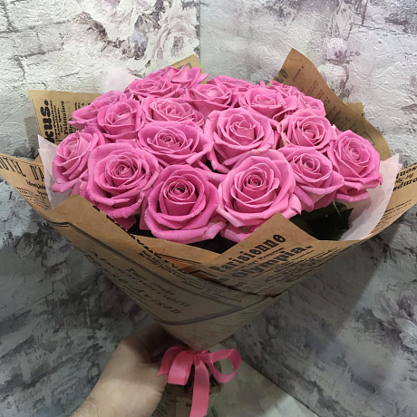 Роза аква 19 шт. 50 см - Фото 2