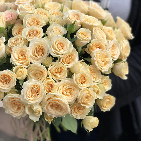 Букет из 35 кустовых роз №162 - Фото 5