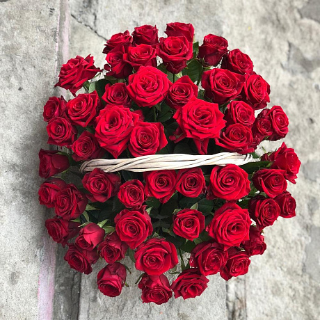 Корзина роз для Любимой - Фото 3