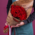 Букет из 19 красных роз №163 - Фото 1