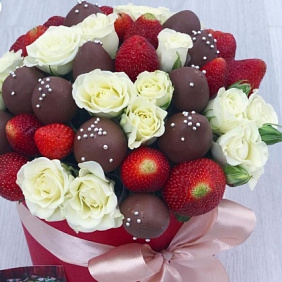 Букет цветов "С праздником" №164