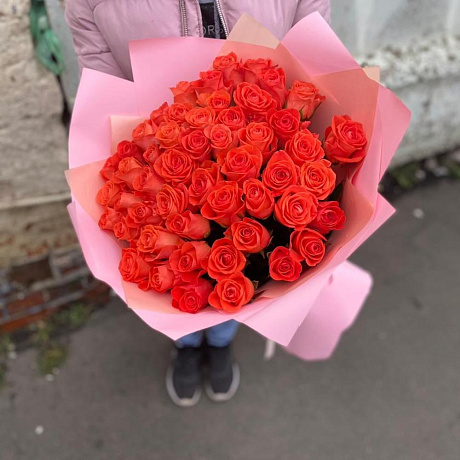 Букет из 51 розы Премиум - Фото 2