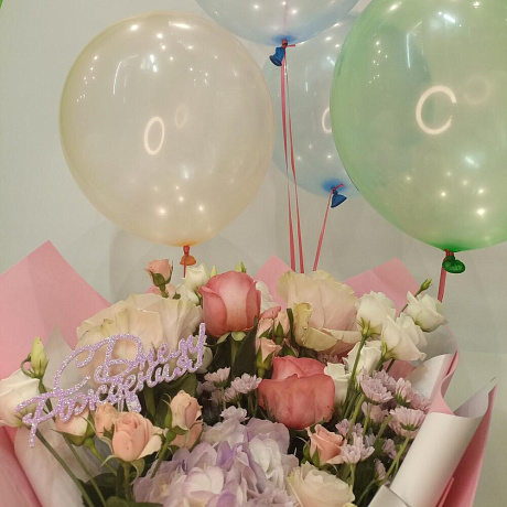 Букет цветов Альпийская нежность - Фото 4