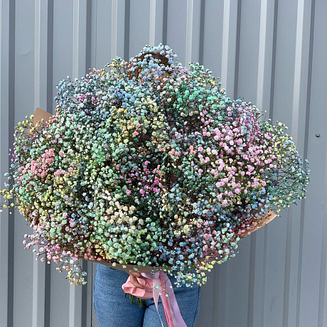 Букет цветов Разноцветные облака - Фото 3