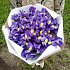 Букет из 31 синего ириса - Фото 3