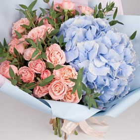 Букет цветов «Аромат нежности» №164